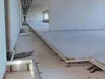 gipszkarton üreges padló